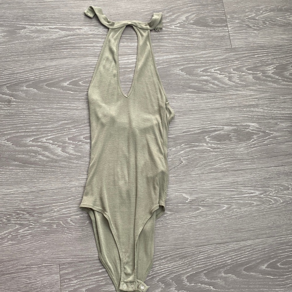 Mock neck bodysuit